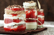 Dessert in jar