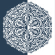 Vector round ornament.