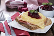 Foto: Toast Hawaii topped with cranberries Toast Hawaii topped with cranberries
