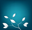 Vector: vector background with twigs and leaves vector background with twigs and leaves