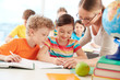 Pupils at lesson