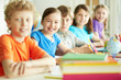 Classmates at lesson