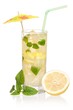 Glass of lemonade