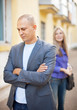 couple after quarrel at city