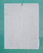 white empty street poster on blue green
