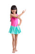 Photo: Little asian girl wearing swimsuit Little asian girl wearing swimsuit