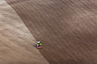 Tractor ploughing a field