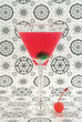 Cosmopolitan cocktail in nice red color