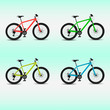 Mountain bikes set