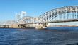 Finland Railway Bridge across the Neva River