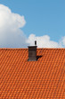 Hausdach mit Kamin