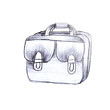 Illustration: cartable mallette d'écolier cartable mallette d'écolier