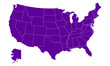 Carte des Etats-Unis