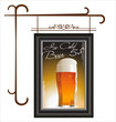 Ice cold beer background