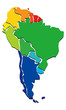 South America map