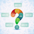 Vectoor education concept -  question sign