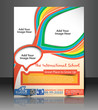 Vector business brochure, flyer