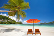 Foto: détente sur plage des Seychelles détente sur plage des Seychelles
