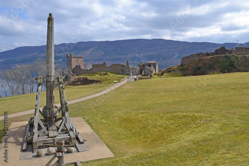 Photo: Trebuchet and Castle Trebuchet and Castle