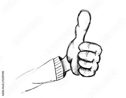 Photo: pouce levé acceptation signe ok pouce levé acceptation signe ok