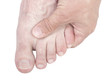 Foot massage.
