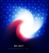 4th july american independence day vector