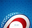 4th july american independence day vector background