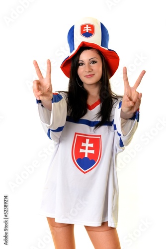 Photo: Supporter slovaque Supporter slovaque