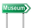 Museum sign.
