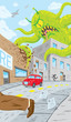 Monster attack
