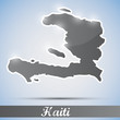 Vector: shiny icon in form of Haiti shiny icon in form of Haiti