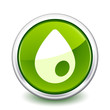 Vektor: button green drop button green drop