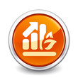 Vector: button orange eco business button orange eco business