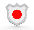 Coat of Arms with flag of Japan.