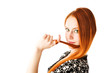 Photo: portrait with red hair portrait with red hair
