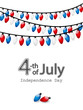 Vector: Independence day card Independence day card