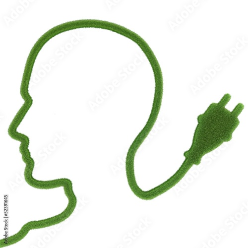 Illustration: grüne Energie grüne Energie
