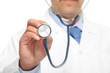 Medical doctor and stethoscope