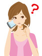 スマートフォン　女性
