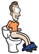 Surprised toilet