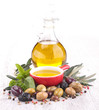 cooking oil and olive