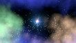 Video: Space stars binary system rotation 360 looping Space stars binary system rotation 360 looping