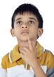 Photo: Little Boy Thinking Little Boy Thinking