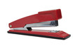 Red Stapler isolated on white