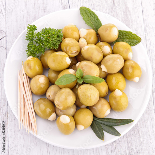 Photo: green olive green olive