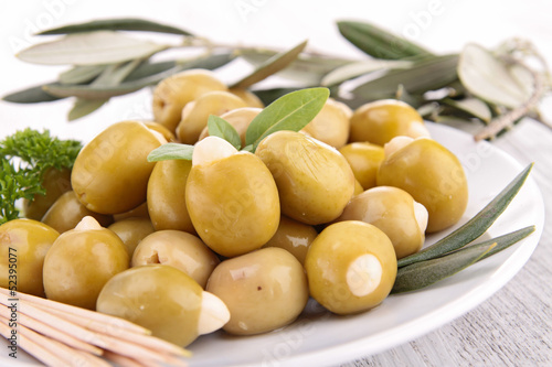Photo: green olive green olive