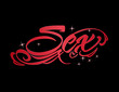 Sex word design