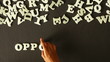 Video: A person spelling Opportunities A person spelling Opportunities