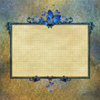 Vintage grunge background with frame