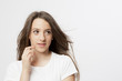 Photo: funny expression and gesture of a real young girl funny expression and gesture of a real young girl